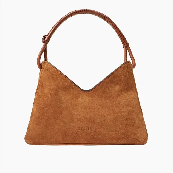 STAUD STAUD
Valerie Zip Suede Shoulder Bag - Picture 2 of 13